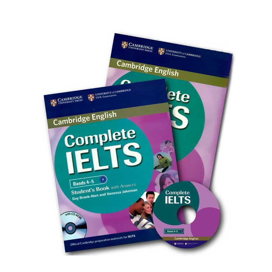 Cambridge English Complete IELTS B1 S+W+CD کتاب کامپلیت آیلتس B1 (رحلی رنگی)