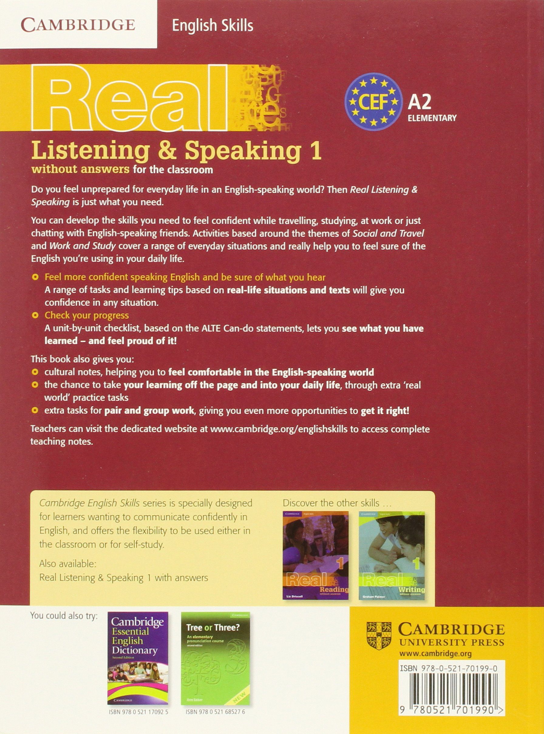 Cambridge English Skills Real Listening and Speaking 1
