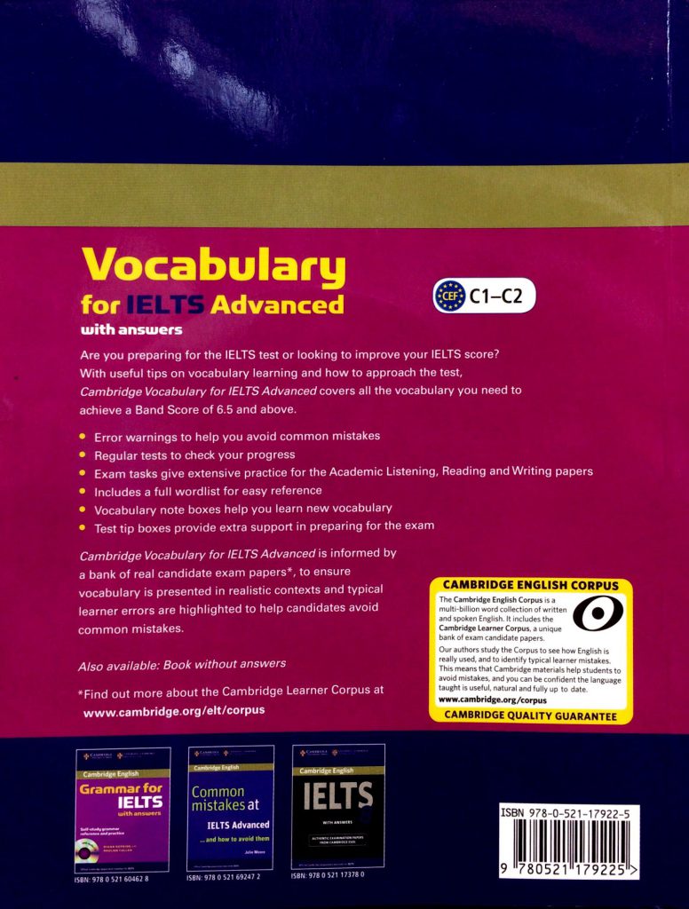 Cambridge Vocabulary for IELTS Advanced+CD