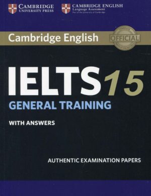 کتاب ielts cambridge 15 general آیلتس کمبریج 15 جنرال + CD