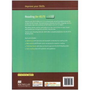 (چاپ+A) Improve Your Skills Reading for IELTS 6.0-7.5 کتاب ایمپرو یور ایلتس ریدینگ (رحلی رنگی)