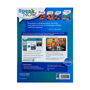 Speak Now 4 SB+WB+DVD کتاب اسپیک نو 4 (کتاب دانش آموز + کتاب کار+CD)