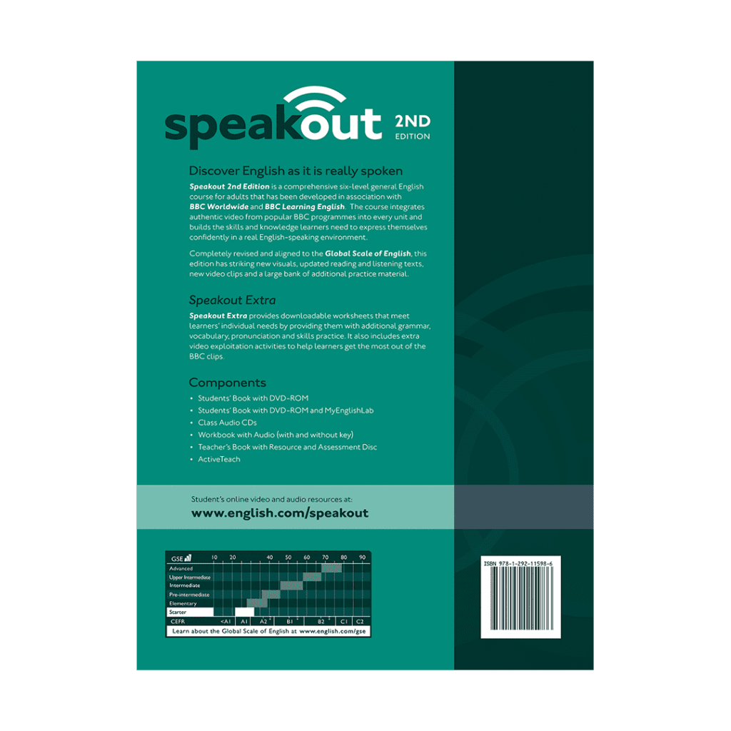 Speakout Starter 2nd SB+WB+2DVD  کتاب اسپیک اوت استارتر