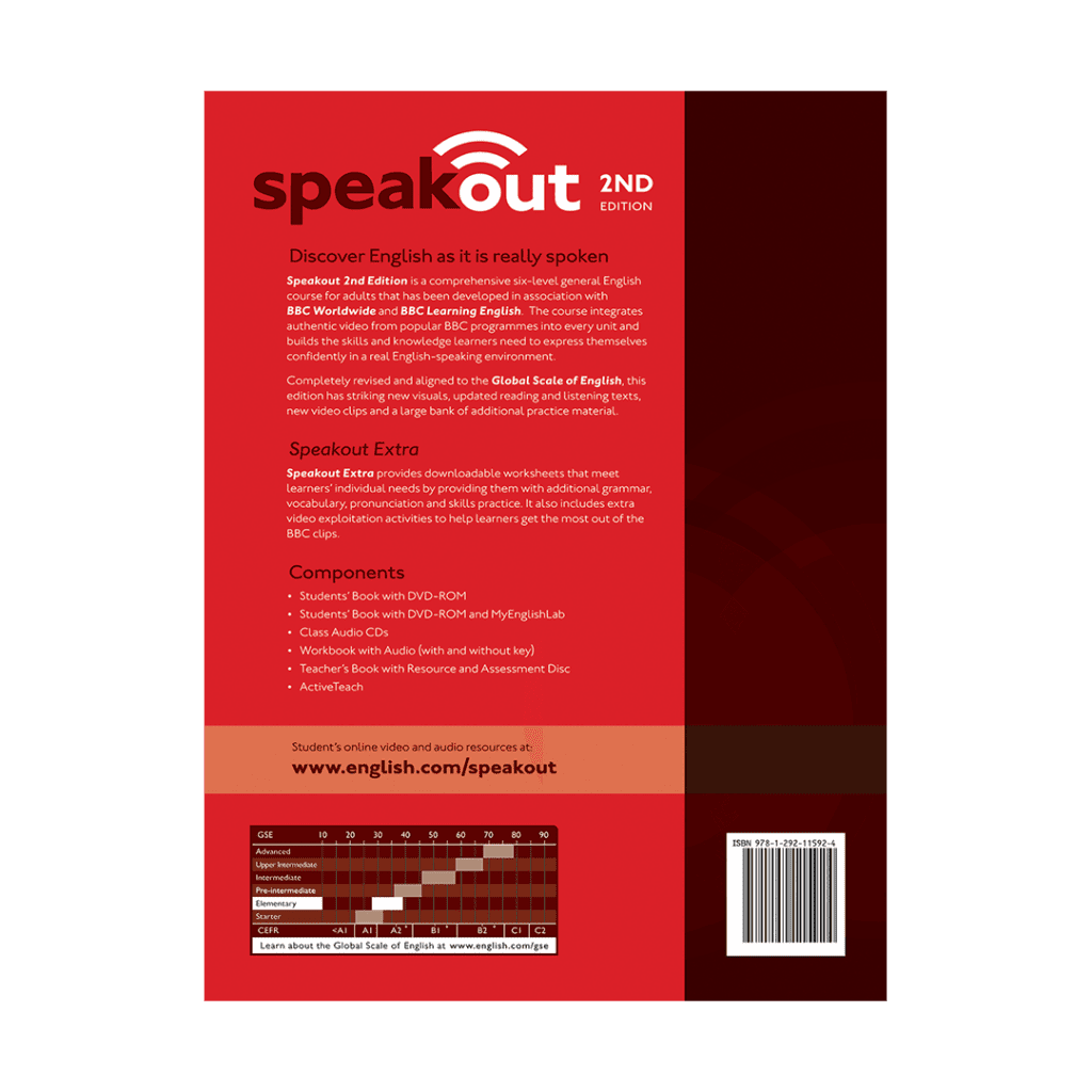 Speakout Elementary 2nd SB+WB+2DVD کتاب اسپیک اوت المنتری
