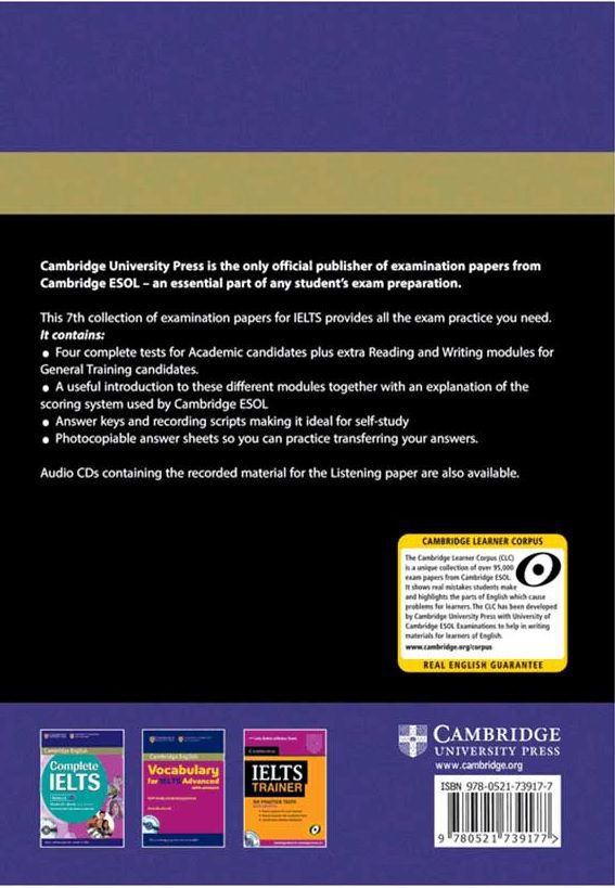 کتاب IELTS Cambridge 7 ایلتس کمبریج 7 + CD