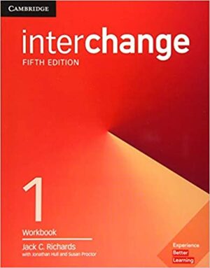 Interchange 1 5th SB+WB+CD وزیری ( کتاب دانش آموز با کتاب کار و سی دی)