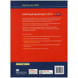 Improve Your Skills Listening and Speaking for IELTS 4.5-6.0 کتاب ایمپرو یور آیلتس لیستنینگ - اسپیکینگ (رحلی رنگی)
