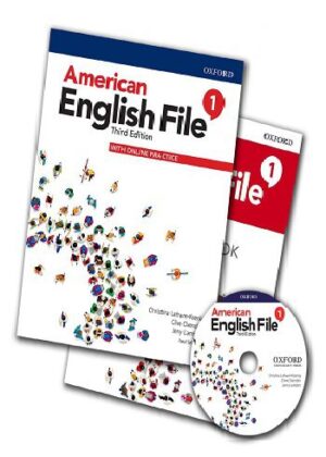 American English File 1 3rd SB+WB+DVD  (کتاب دانش آموزـ کتاب تمرین ـ فایل صوتی)