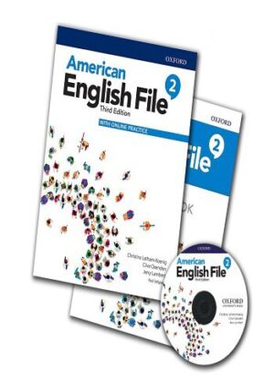 American English File 2 3rd SB+WB+DVD  (کتاب دانش آموزـ کتاب تمرین ـ فایل صوتی)