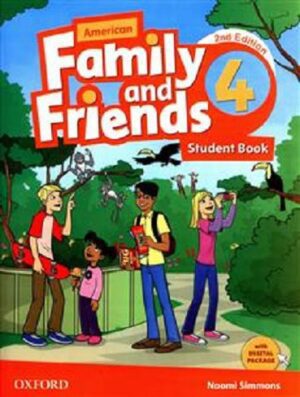 American Family and Friends 4 کتاب امریکن فامیلی فرندز 4 (کتاب دانش آموز+کتاب کار+CD)