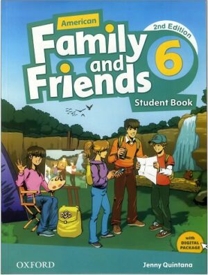 American Family and Friends 6 کتاب امریکن فامیلی فرندز 6 رحلی رنگی (کتاب دانش آموز+کتاب کار+CD)