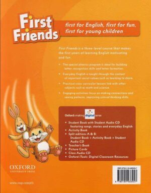 American First Friends 3+SB+DVD کتاب امریکن فرست فرندز 3 (کتاب دانش آموز+کتاب کار+CD)