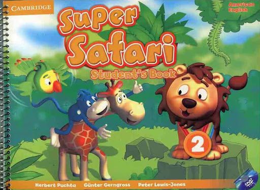 American Super Safari 2+SB+WB+CD کتاب امریکن سوپر سافاری 2 (کتاب دانش آموز+کتاب کار+CD)