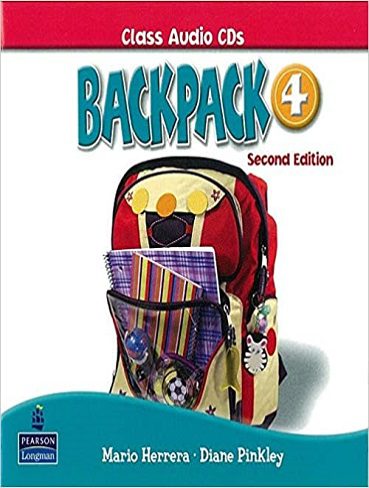 Backpack 4 2nd+SB+WB+CD کتاب بک پک 4- رحلی (کتاب دانش آموز+کتاب کار+CD)