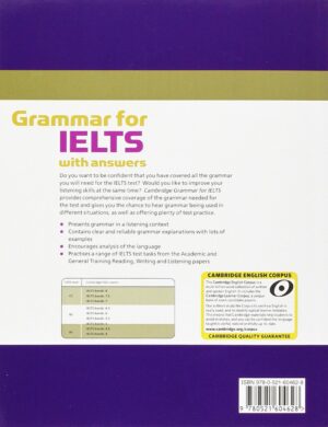 Cambridge Grammar for IELTS + CD کتاب گرامر فور ایلتس (وزیری رنگی)