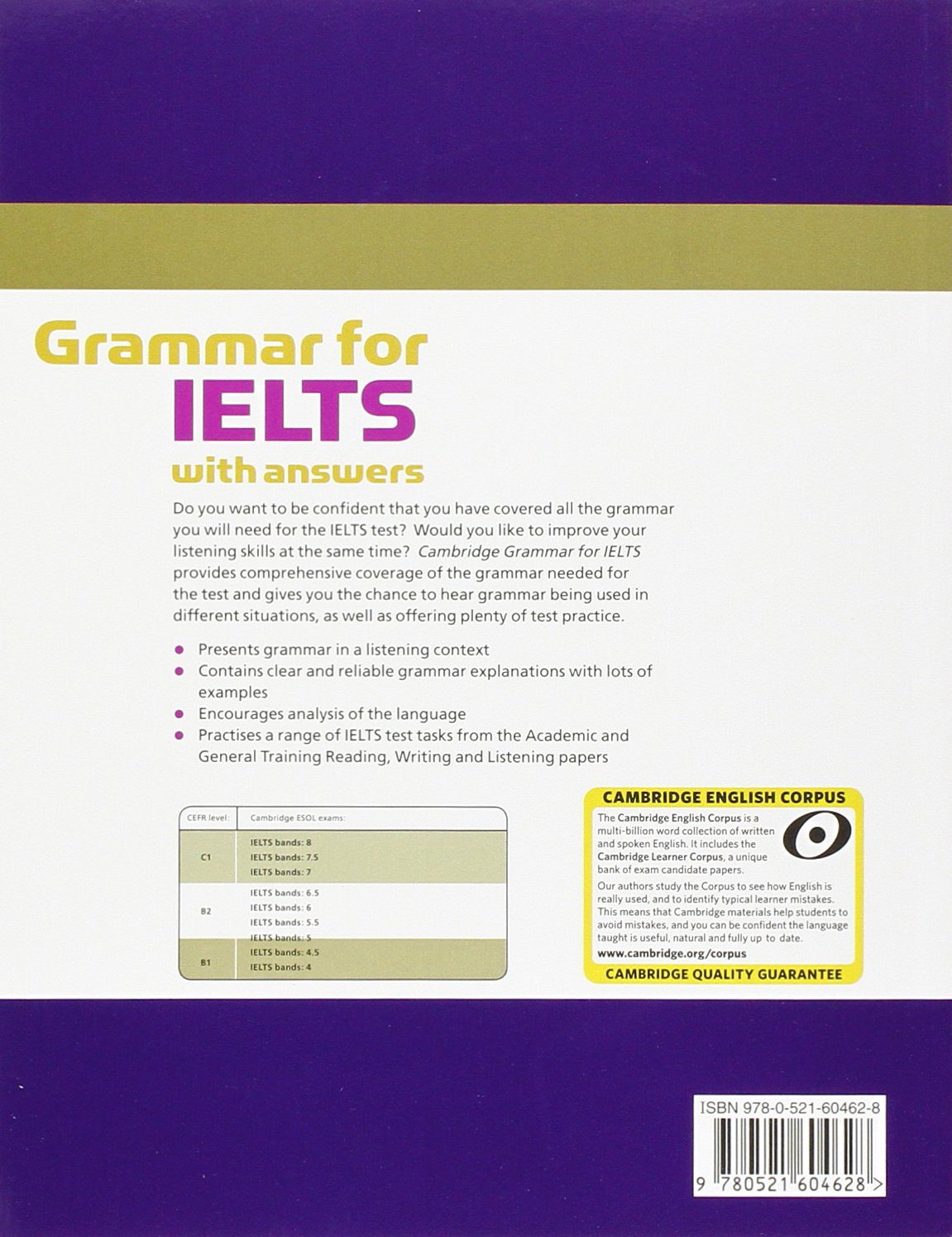 Cambridge Grammar for IELTS + CD گرامر فور ایلتس