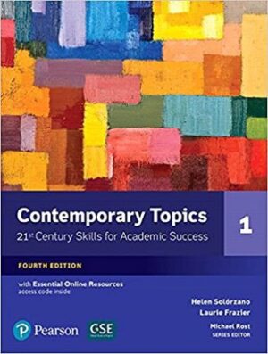 Contemporary Topics 1 4th کتاب کانتمپروری تاپیک 1 (رحلی رنگی)