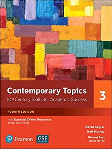 Contemporary Topics 3 4th+DVD کتاب کانتمپروری تاپیک 3 تحریر رحلی