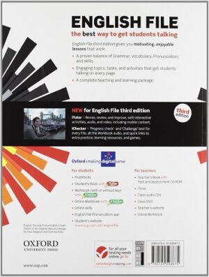 English File Elementary 3rd+SB+WB+DVD انگلیش فایل المنتری بریتیش