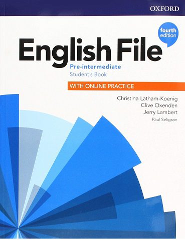 English File Pre-Intermediate 4th+SB+WB+DVD انگلیش فایل پری اینترمدیت