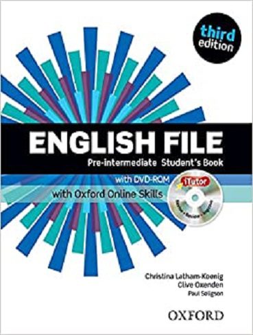 English File Pre-Intermediate 3rd+SB+WB+DVD انگلیش فایل پری اینترمدیت بریتیش