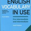 English Vocabulary in Use Pre-Intermediate 4th+DVD کتاب زبان