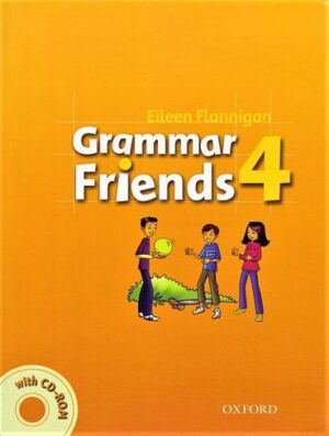 Grammar Friends 4+DVD کتاب گرامر فرندز 4 (رحلی رنگی)