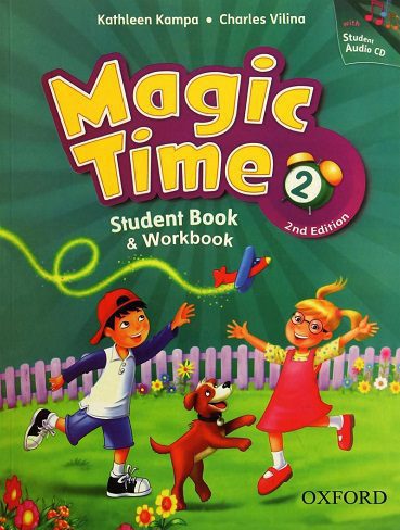 Magic Time 2 2nd+SB+WB+CD کتاب مجیک تایم 2 رحلی (کتاب دانش آموز+کتاب کار+CD)