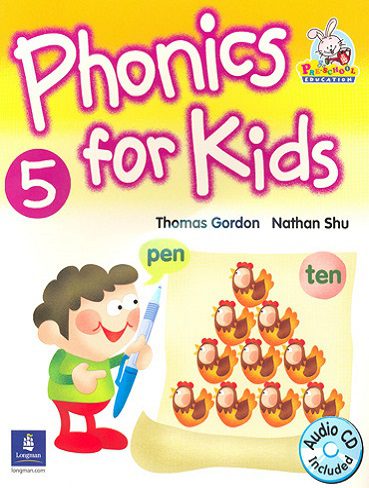 Phonics For Kids 5+SB+CD کتاب فونیکس فور کیدز 5