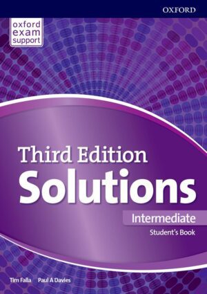 Solutions Intermediate 3rd SB+WB+DVD کتاب سلوشن اینترمدیت رحلی (کتاب دانش اموز + کتاب کار +CD)