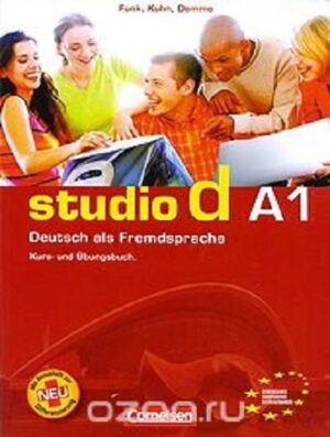 Studio d A1+SB+WB+CD کتاب (چاپ رنگی همراه با کتاب کار و سی دی)