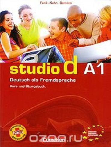 Studio d A1+SB+WB+CD کتاب (چاپ رنگی همراه با کتاب کار و سی دی)