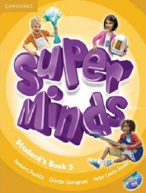 Super Minds 5+SB+WB+CD S سوپر مایندز 5