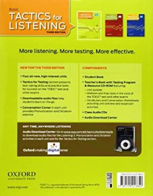 Tactics for Listening Basic 3rd+Audio script+CD تکیتیکس بیسیک