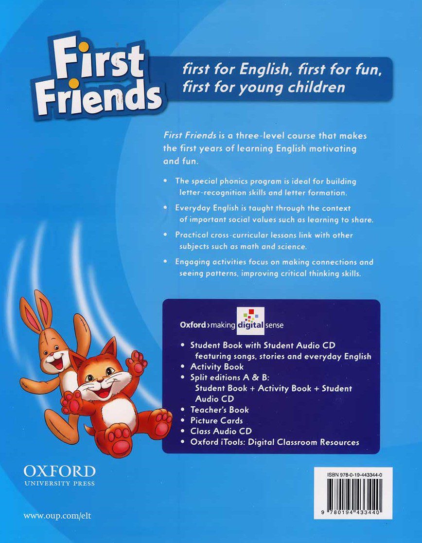 American First Friends 2+SB+QR  امریکن فرست فرندز دو (وزیری) (کتاب دانش اموز + کتاب کار+QR)