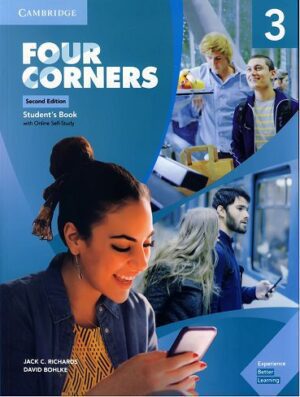 Four Corners 3 2nd+SB+WB+DVD کتاب فورکورنرز 3 (کتاب دانش آموزـ کتاب تمرین ـ فایل صوتی)