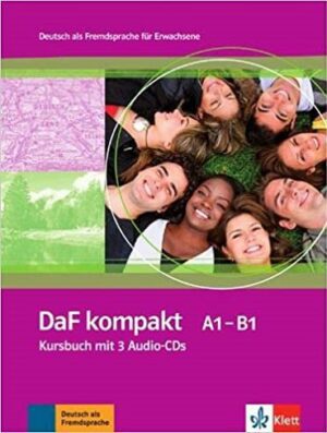 DaF Kompakt A1 B1+SB+WB کتاب داف کامپکت (گلاسه) (چاپ رنگی همراه با کتاب کار و سی دی)