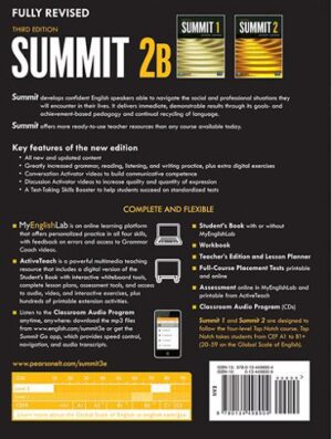 Summit 2B 3rd+SB+DVD کتاب سامیت 2b ویرایش سوم (تحریر رنگی)