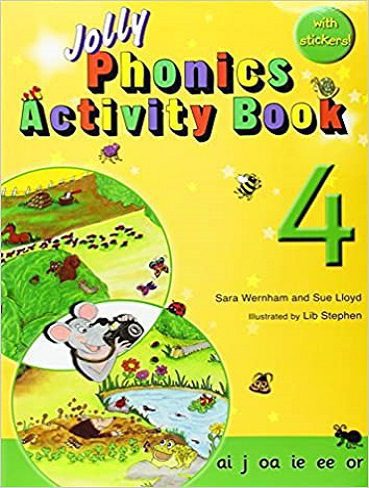 Jolly Phonics 4 Activity Book کتاب اکتیویتی جولی فونیکس 4