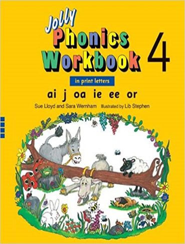 Jolly Phonics Workbook 4 کتاب ورک بوک جولی فونیکس 4