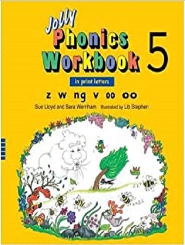 Jolly Phonics Workbook 5 کتاب ورک بوک جولی فونیکس 5