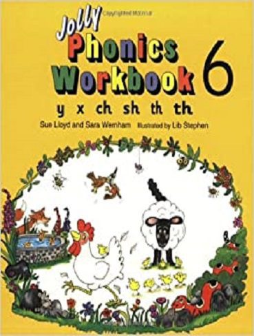 Jolly Phonics Workbook 6 کتاب ورک بوک جولی فونیکس 6