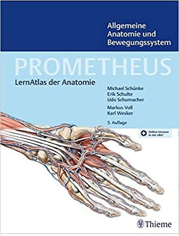 PROMETHEUS Allgemeine Anatomie und Bewegungssystem LernAtlas der Anatomie ( سیاه سفید)