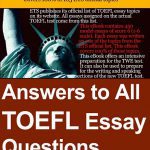 کتاب Answers To All TOEFL Essay Questions