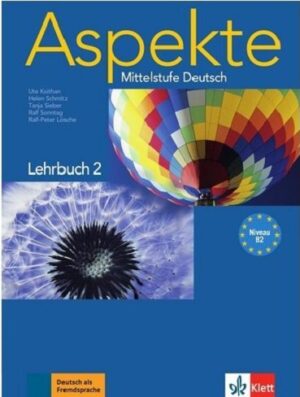 کتاب آلمانی اسپکت Aspekte B2 mittelstufe deutsch lehrbuch + Arbeitsbuch + DVD((کتاب درس رنگی +کتاب تمرین ))