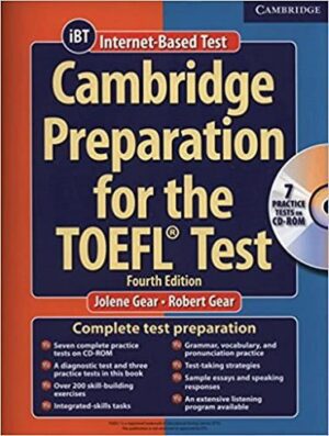 Cambridge Preparation for the TOEFL Test (Book & CD-ROM) 4th Edition کمبریج تافل