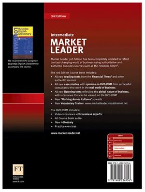 Market Leader Intermediate 3rd edition+CD کتاب مارکت لیدر اینترمدیت (گلاسه)