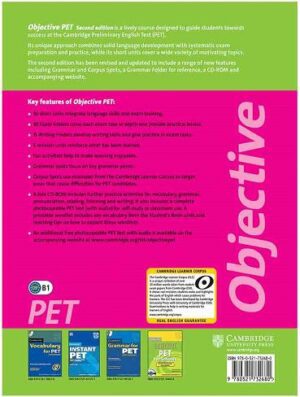 Objective PET+ SB+WB+CD 2nd Edition کتاب ابجکتیو پت