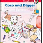 ۲ Coco And Digger English time Story Book 