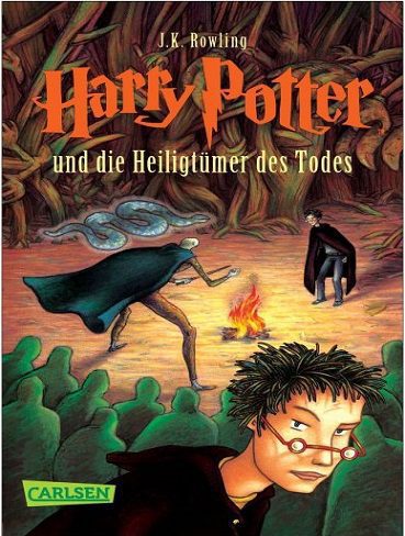 HARRY POTTER 7 GERMAN کتاب رمان آلمانی هری پاتر